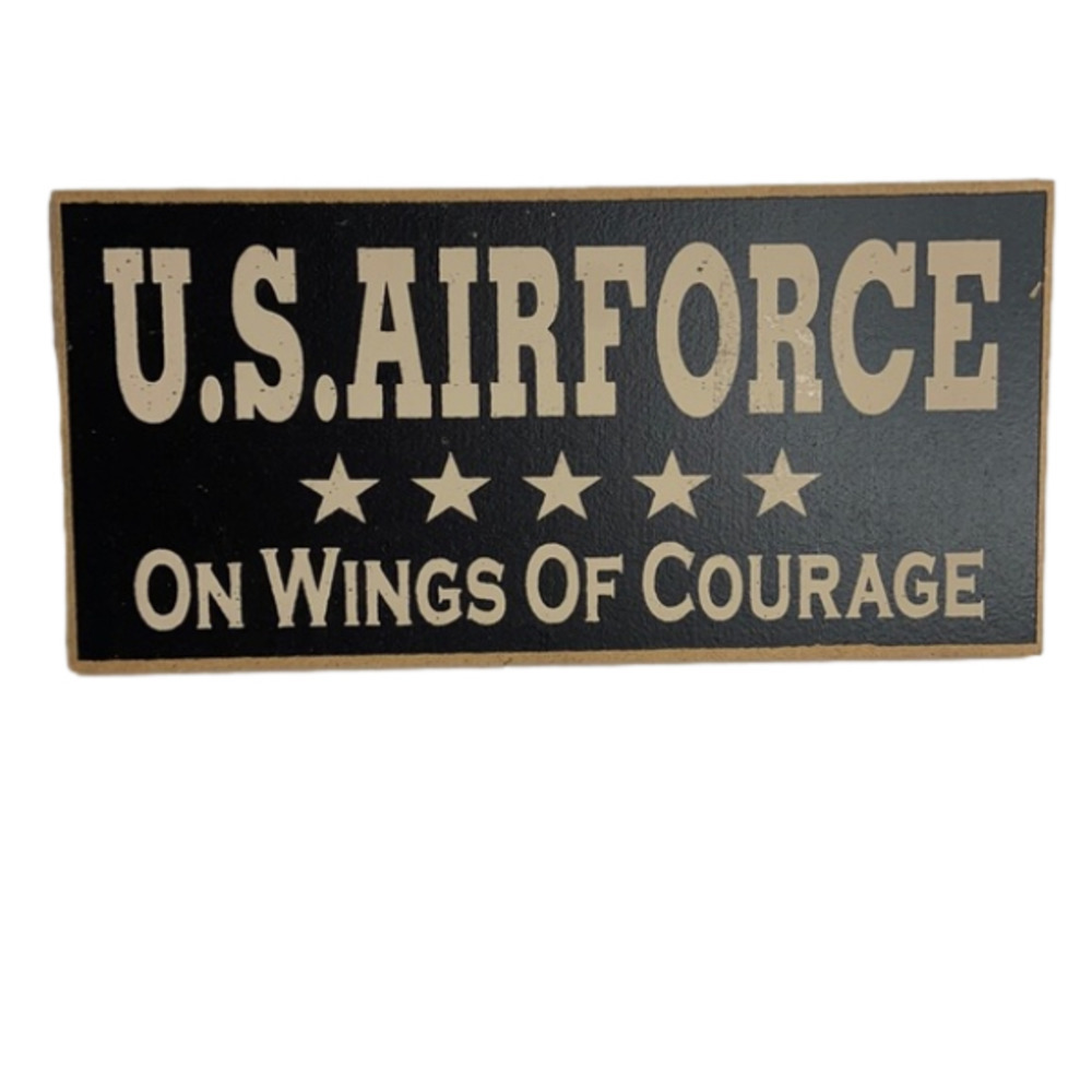 U.S. AIRFORCE ON WINGS OF COURAGE Sign Magnet